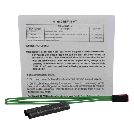 Motorcraft Wire Assembly, Wpt1586 WPT1586